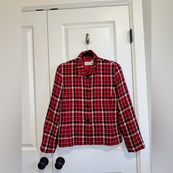 Liz Claiborne Red Blazer - Picture 3 of 8